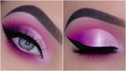 HOW TO CREATE A PINK CUT CREASE | Neon Vibes Eye Look