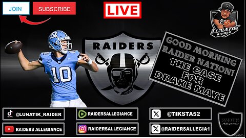 GOOD MORNING #RAIDERNATION!: THE CASE FOR #DRAKE #MAYE #rn4l #raiders