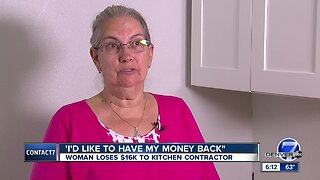 Woman says contractor took $16K deposit, then went out of business