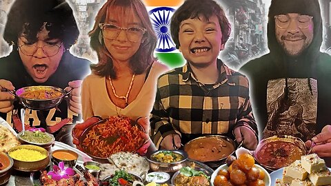 बच्चे KIDS Trying INDIAN FOOD for the First Time!!