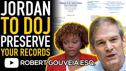 Jim Jordan DEMANDS Preservation of DOJ Records and LOFGREN asks USCP About PELOSI