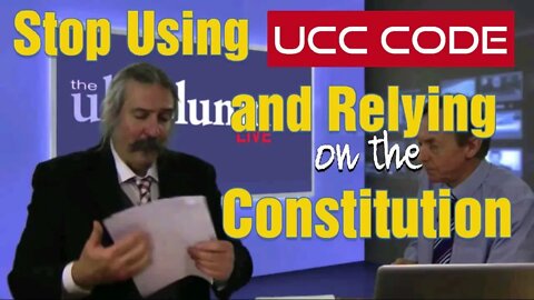 Stop Relying on UCC Code and the Constitution - You Are Not the Author