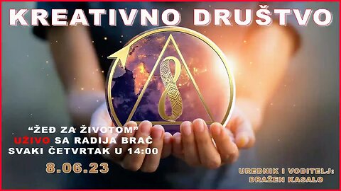 Kreativno društvo - Žeđ za životom na Radiju Brač 08.6.23.