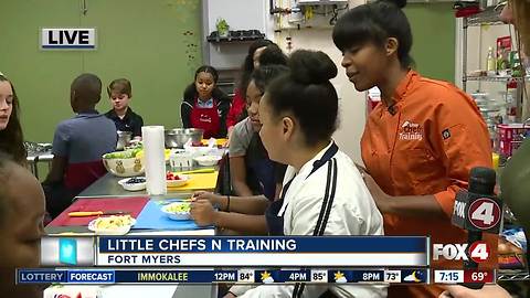 Kids get creative at Little Chefs N Training - 7am live report