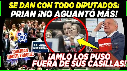 AMLO ¡BATALLA CAMPAL ENTRE MORENA Y PAN! DIPUTADOS SE DAN CON TODO POR PRESUPUESTO ¡INCREIBLE!