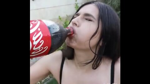 Coke Pressure bCum In Mouth Challenge