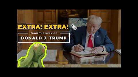 EXCLUSIVE! Message From The Desk Of President Donald J. "45" Trump! Important Message From POTUS!