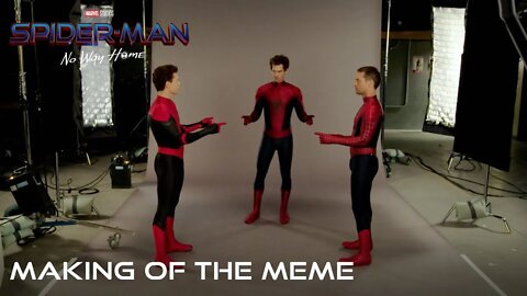 SPIDER-MAN NO WAY HOME Making of the Meme | Tom Holland, Tobey Maguire, Andrew Garfield | Marvel