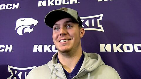 Kansas State Football | Will Howard Postgame Interview | K-State 41, Houston 0