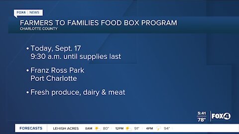 Free food box Charlotte County