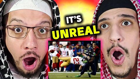 Arab Muslim Brothers First Time Reaction BEST FOOTBALL KICK/PUNT RETURN HITS