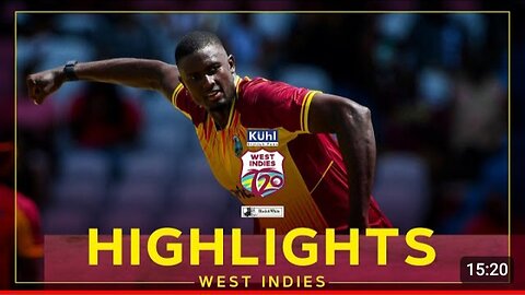 Highlights | West indies v India | Last Over Thriller | 1st kuhl Stylish Fans T20I