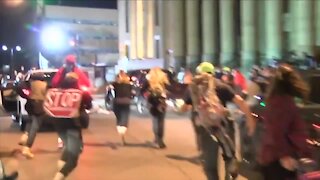 Driver plows into protester in Buffalo