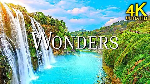 WONDERS Of The WORLD 4K - The MOST AMAZING Places on Earth with Relaxing Music & Sleep Music