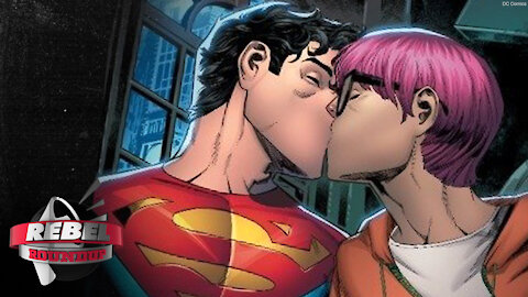 It's a bird... it's a plane... No, it's bisexual Superman!