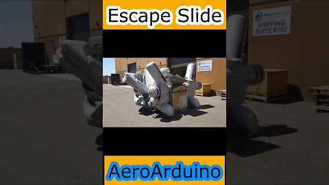 Watch That Funny Guy Shooting Escape Slide #Aviaion #Flying #AeroArduino