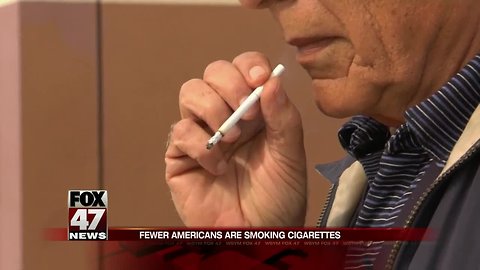 Fewer Americans smoking cigarettes