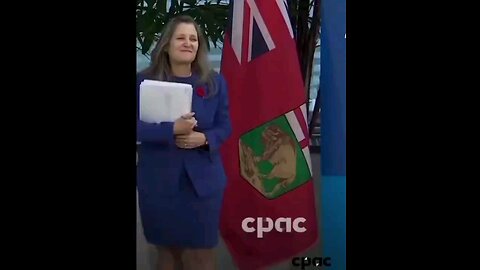 🇨🇦Canada’s Deputy PM Chrystia Freeland appears completely out of it as she displays erratic body