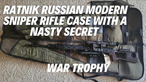 MODERN DAY WAR TROPHY Russian Ratnik Sniper Rifle Case. Ukraine Capture With Disturbing 😮 Surprise