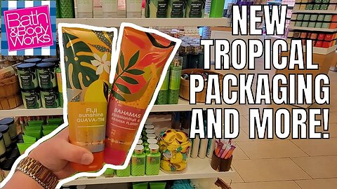 BATH & BODYWORKS MAGNOLIA CHARM IN STORES - PLUS NEW TROPICAL PACKAGING! #bathandbodyworks