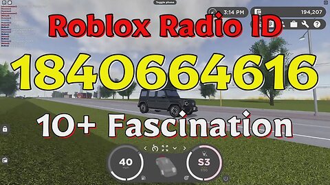 Fascination Roblox Radio Codes/IDs