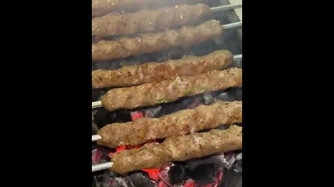 Outdoor Seekh Kabab & Tikka Dinner #ytshorts #shorts #Food #Streetfood #UpFoodReview