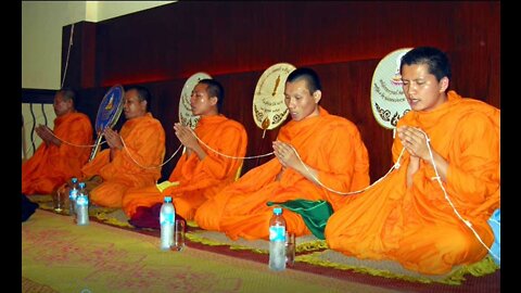 Monks Chanting in Chiang Mai, Thailand