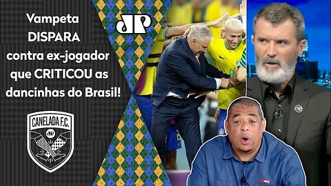 "QUÊ? ESSE CARA FALOU ISSO? PÔ, o Tite fez a DANÇA DO POMBO e..." Vampeta DISPARA após 4x1 do Brasil