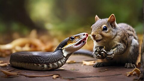 SNAKE VS SQUIRRELS I Who will win in fight