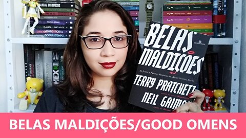 GOOD OMENS: BELAS MALDIÇÕES - Neil Gaiman, Terry Pratchett 😈😇 | Biblioteca da Rô