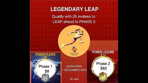 Power Gifting - Legendary Leap Launch