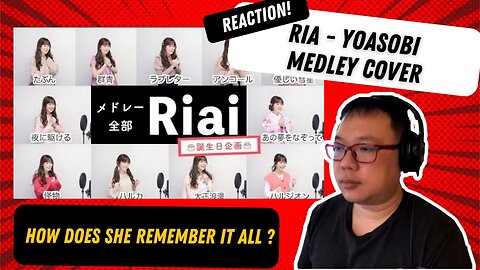 Ordinary Guy Reacts to Riaiが歌う - YOASOBI