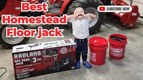 Harbor freight Badlands 3ton off road jack. probably the best homestead jack there is for the price