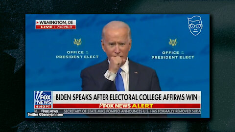 Biden Tries To Promote Unity, Slams President Trump When He isn't Coughing and Clearing Throat