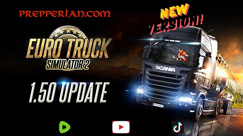 Euro Truck Simulator 2 Version 1.50 is out! #eurotrucksimulator2 with @ScandinavianWolf