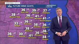 Temps rise into the 30s Wednesday