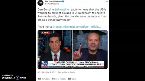 Dan Bongino Reacts To News Of Biolab Research Facilities In Ukraine!