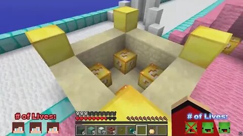 11 ## Playing A LUCKY BLOCK RACE in Minecraft