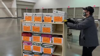 Recount preparations at Wisconsin Center