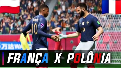 FIFA 23 - França x Polônia | Oitavas de FINAL, Copa do Mundo Qatar 2022 (Gameplay PT-BR)