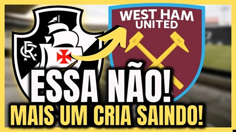 SAIU AGORA! VASCO ENCAMINHA A VENDA DE MAIS UM CRIA QUE É TITULAR! NOTÍCIAS DO VASCO