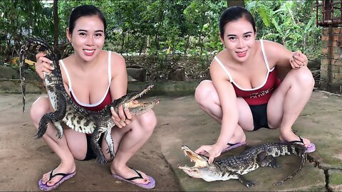 AMAZING COOKING | How to Cook Crocodile ​| Katy Kitchen