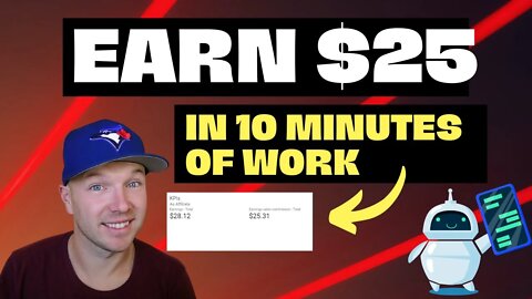 EASIEST Affiliate Marketing Method that takes less than 10 min