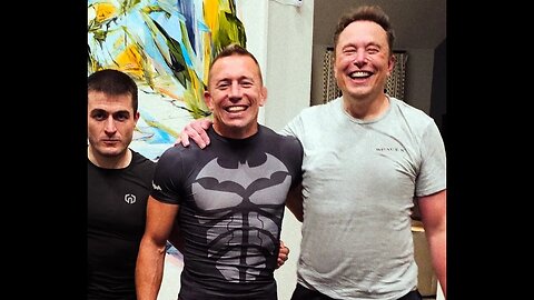 Elon Musk practises with a UFC legend.