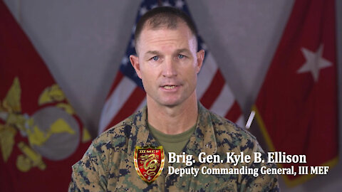 A holiday message from Brig. Gen. Kyle Ellison, III MEF DCG