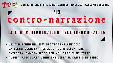 CONTRO-NARRAZIONE NR.49. DANIELE TRABUCCO, MASSIMO VIGLIONE