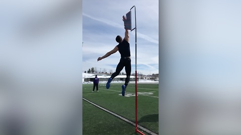 West Seneca's Andy Smigiera hopes to jump his way into the NFL