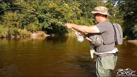 Ed Ward Fishing Two Flies for Bass - OPST