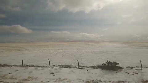 Some snow in New Mexico