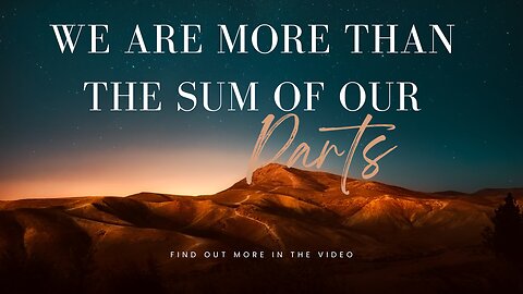 WE ARE MORE THAN THE SUM OF OUR PARTS!